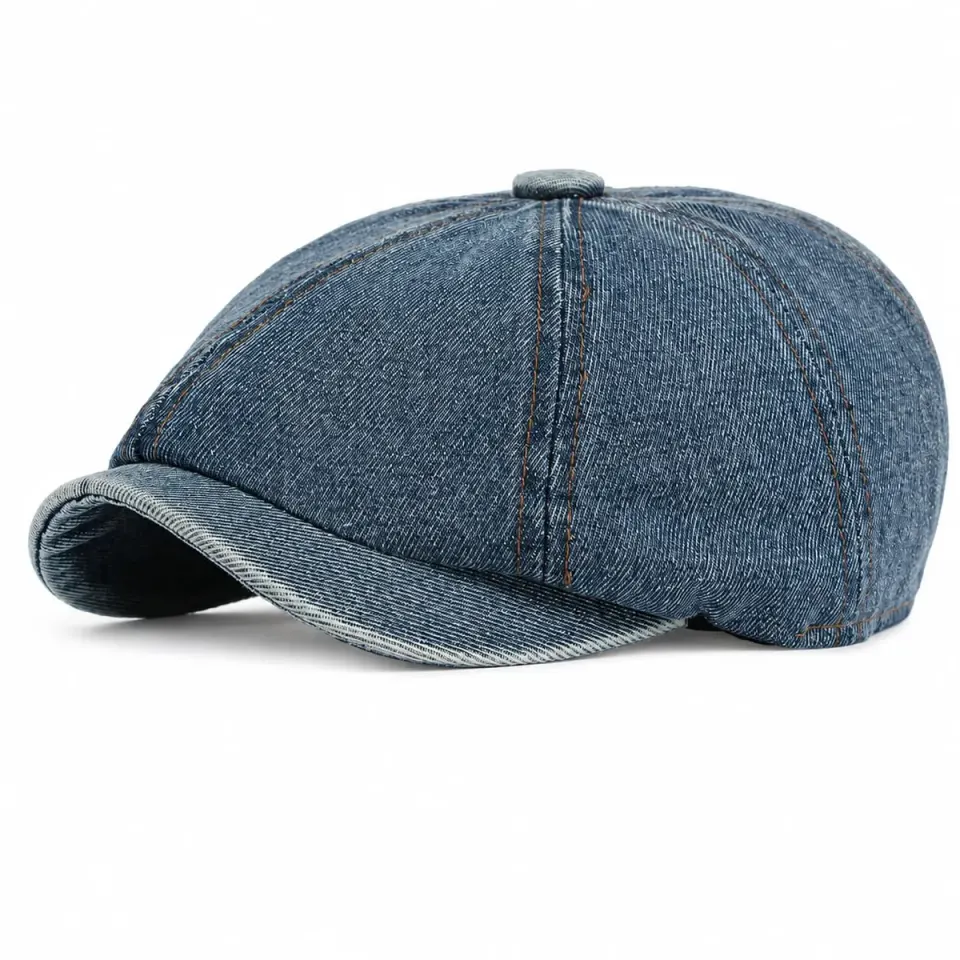 Patchwork Cotton-Blend Ivy Flat Cap